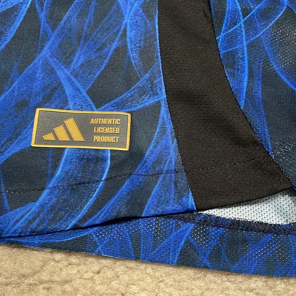 Men's Authentic adidas Japan Home Jersey 2024 blue size L NWT - Picture 6 of 11